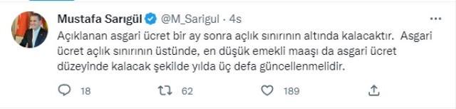 Asgari ücret zammına siyasiler ne dedi? Erdoğan'ın açıklamalarından sonra paylaşımlar üst üste geldi