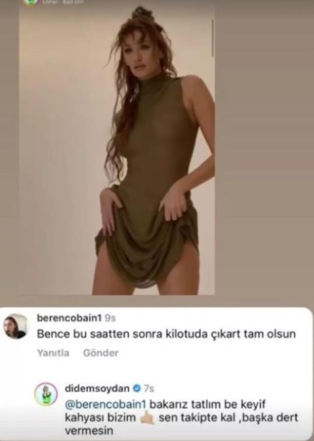Didem Soydan'dan 'Külodunu da çıkar tam olsun' diyen takipçisine yanıt: Bakarız tatlım, takipte kal
