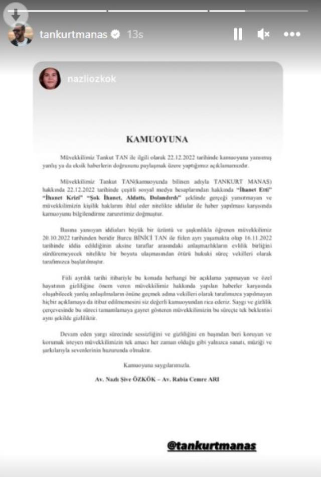 Eylül ayında evlenen Tankurt Manas ve Burcu Binici boşanıyor Eylül ayında evlenen Tankurt Manas ve Burcu Binici boşanıyor