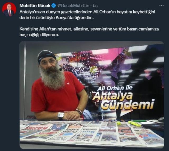 Antalyalıları üzen haber! Gazeteci Ali Orhan Lazaloğlu vefat etti Antalyalıları üzen haber! Gazeteci Ali Orhan Lazaloğlu vefat etti