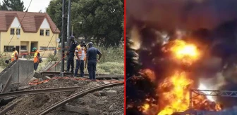Güney Afrika'da köprü altında sıkışan akaryakıt tankeri patladı: 10 kişi öldü