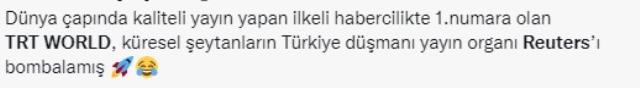 Reuters'ın Türkiye ile ilgili skandal iş ilanına, TRT World'den benzer dille misilleme