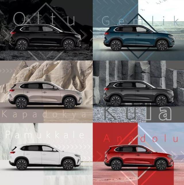 Cumhurbaşkanı Erdoğan bizzat açıkladı! Fotoğraftaki 6 renkten biri önümüzdeki aylarda yollarda