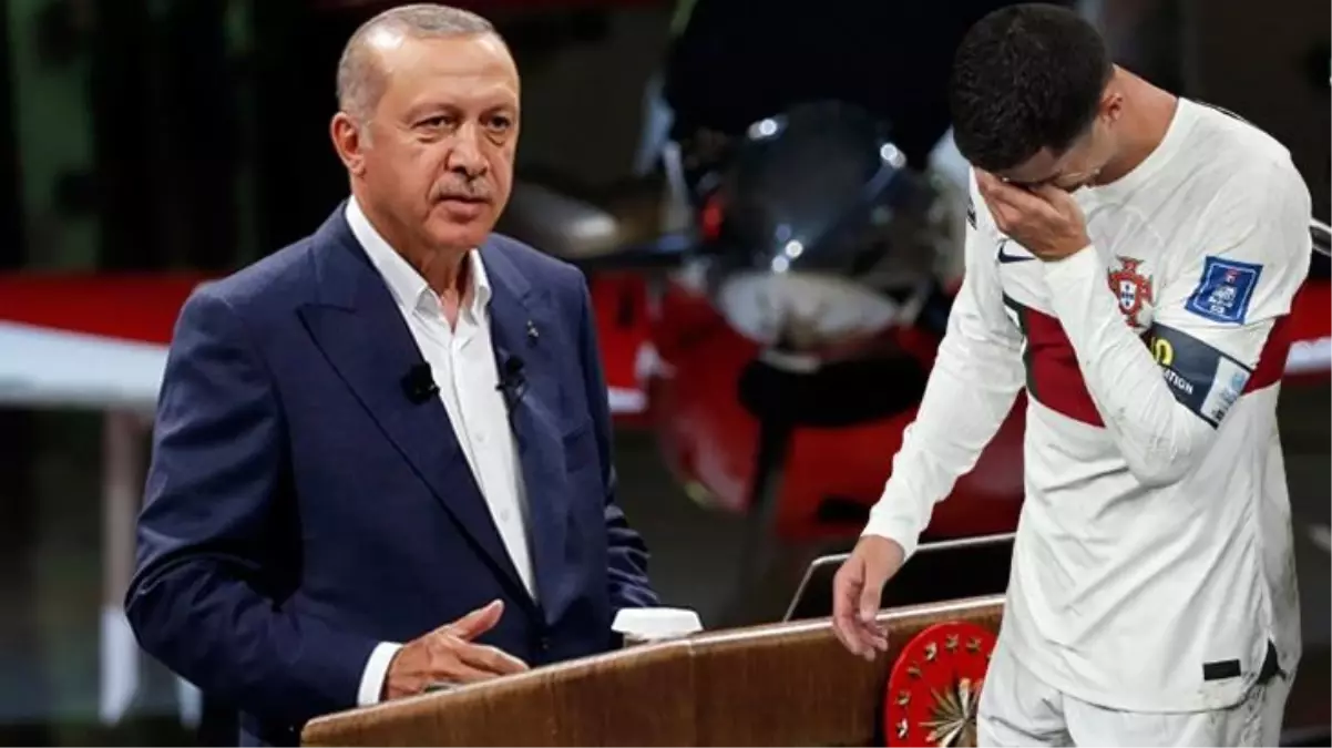 Ronaldo'ya sahip çıktı! Erdoğan 'Siyasi yaptırım uyguladılar' deyip, Filistin meselesini işaret etti