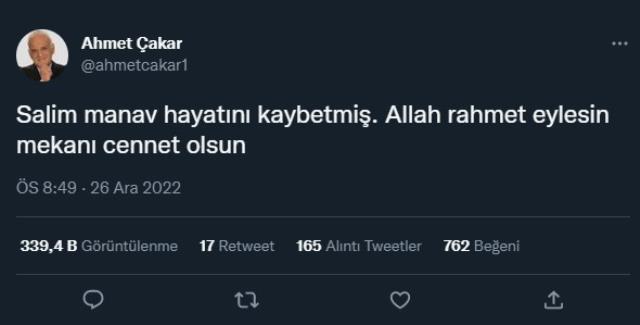 Son yaptığı paylaşım yenilir yutulur cinsten değil! Ahmet Çakar'a spor basınından tepki yağıyor