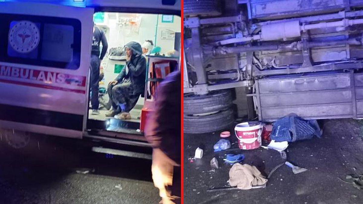 Tarım işçilerini taşıyan midibüs devrildi, 14 kişi yaralandı