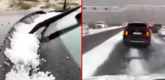 Arap Yarımadası'nda Kuveyt'e dolu, Suudi Arabistan'a kar yağdı