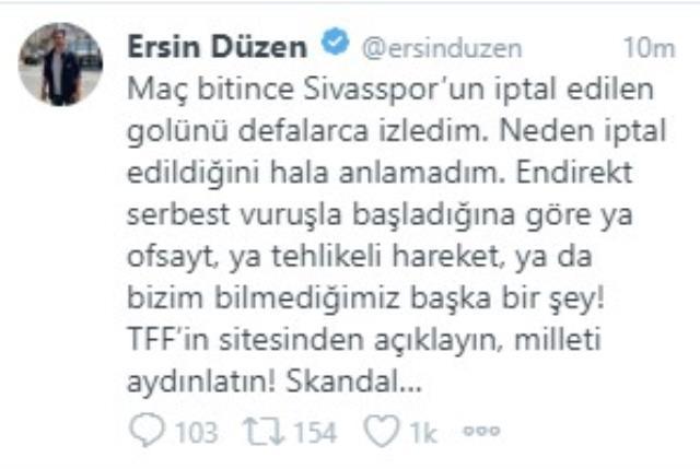 Galatasaraylılar bile anlamadı! Sivasspor'un iptal edilen golü kıyameti kopardı