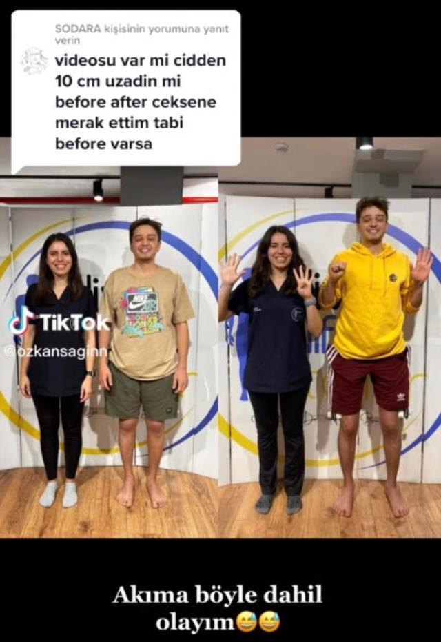 TikTok fenomeni Özkan Sağın, boy uzatma ameliyatı oldu