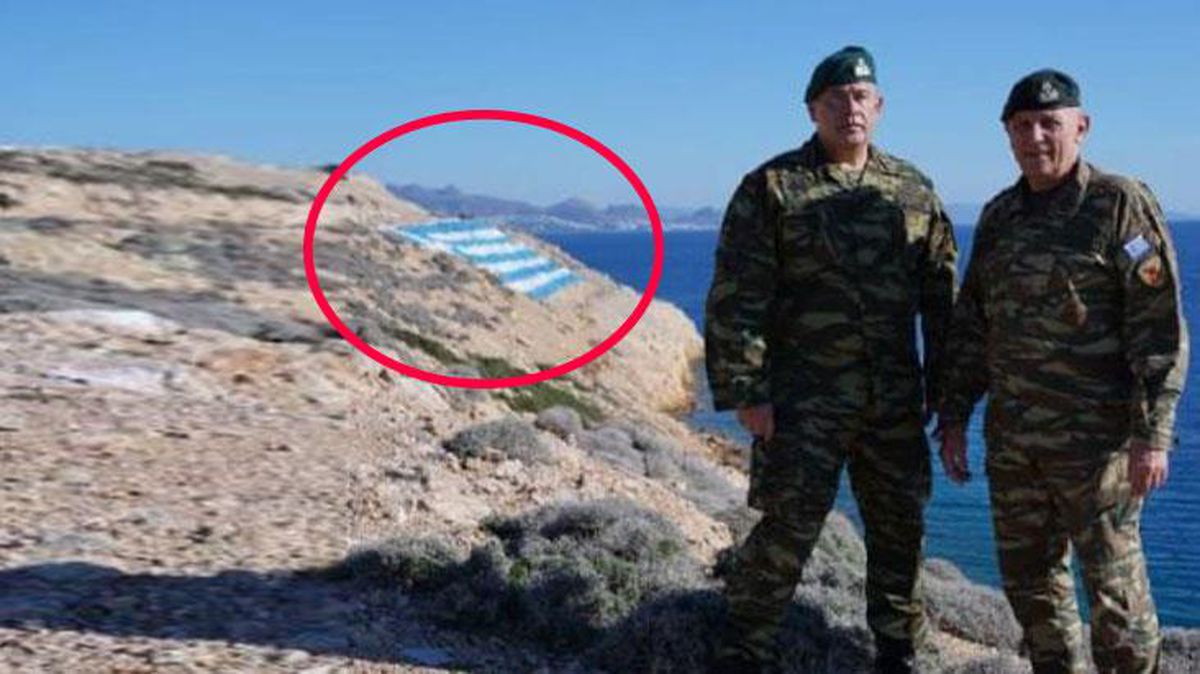 Yunan Genelkurmay Başkanı, Bodrum'u arkasına alıp skandal bir mesaj paylaştı! Sınırları zorluyorlar