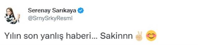 Serenay Sarıkaya, partneri Burak Deniz'le aşk yaşadığı iddiasını yalanladı