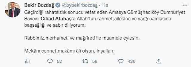 Cumhuriyet Savcısı Cihad Atabaş, evinde ölü bulundu