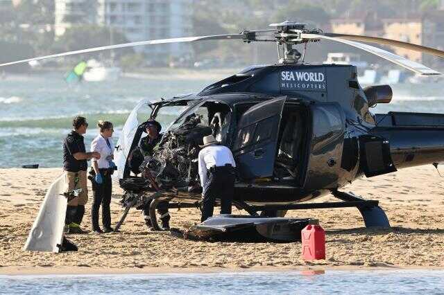 Avustralya'da 2 helikopter çarpıştı: 4 ölü, 8 yaralı Avustralya'da 2 helikopter çarpıştı: 4 ölü, 8 yaralı