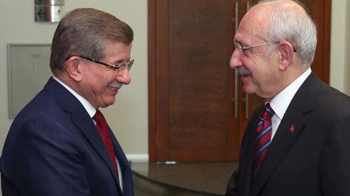 Kılıçdaroğlu'nu ağırlayan Davutoğlu'na 'CHP-İYİ Parti geriliminden rahatsız mısınız?' diye soruldu