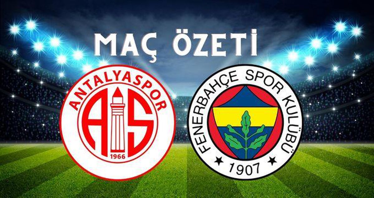 Antalyaspor- Fenerbahçe maç özeti! (VİDEO) Antalyaspor - Fenerbahçe maçı özeti izle! Antalyaspor Fenerbahçe maçı kaç kaç bitti?
