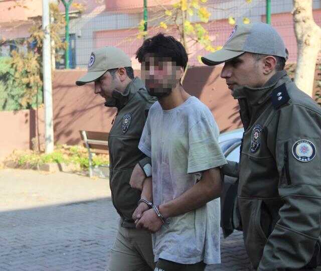 Kocaeli'de evden kaçan kediyi acımasızca yumrukladı, o anlar kamerada