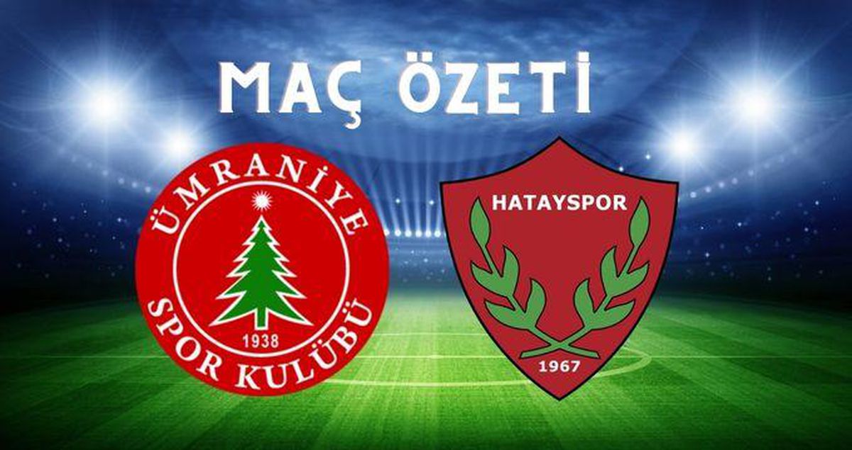 Ümraniyespor-Hatayspor maç özeti! (VİDEO) Ümraniyespor - Hatayspor maçı özeti izle! Ümraniyespor Hatayspor maçı kaç kaç bitti?