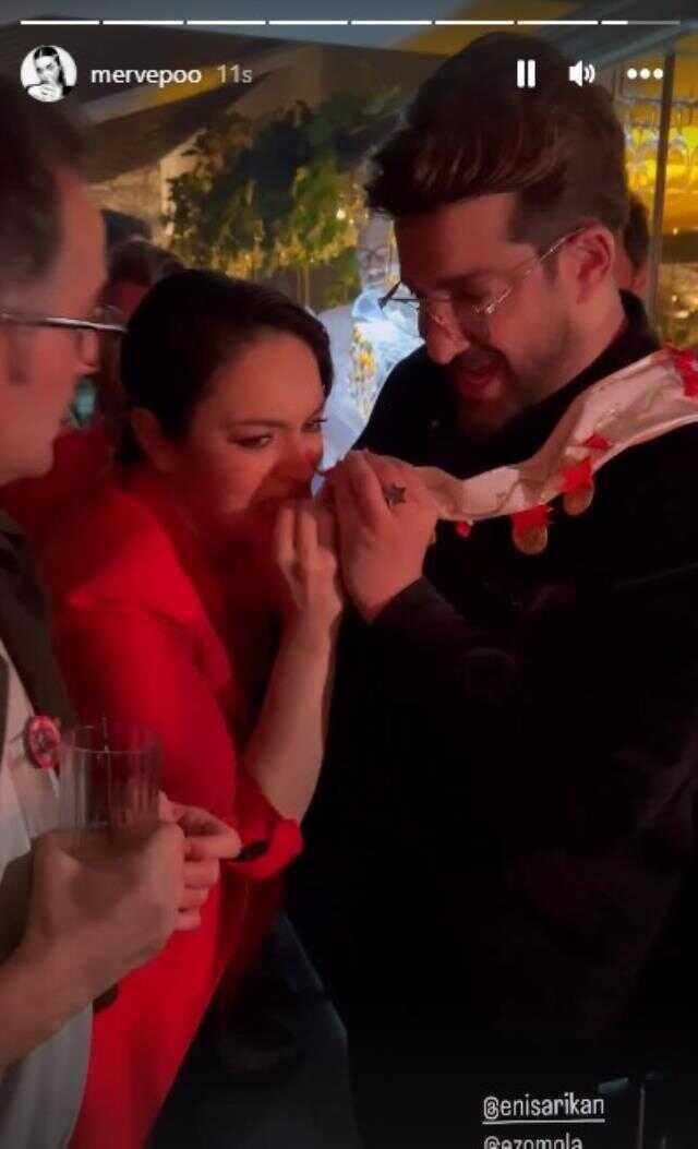 Enis Arıkan 40încı yaşını kutladı, Camdaki Kız ekibi onlarca altın taktı