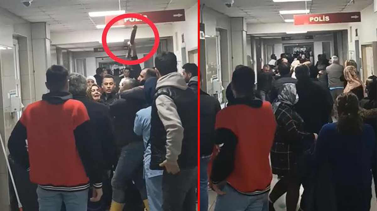 Balkondan düşen kadın hayatını kaybetti! Hastanede karşılaşan aileler hastaneyi savaş alanına çevirdi