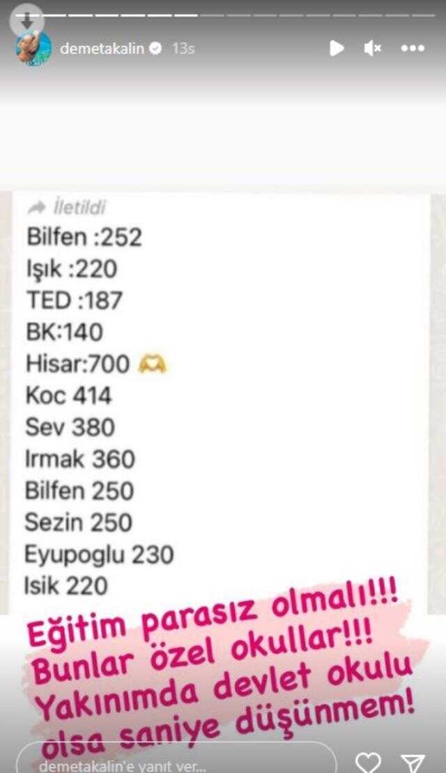 Demet Akalın, özel okul fiyatlarına gelen zamma isyan etti: Milletvekili olmam lazım
