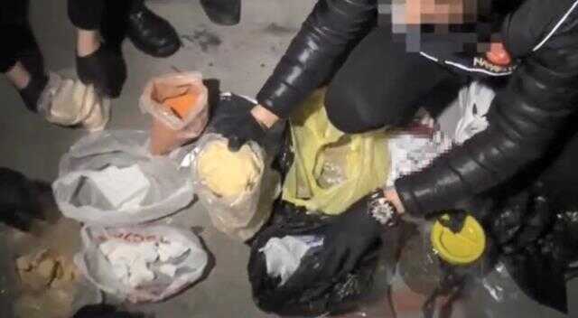 Tırın dorsesindeki ekmek fırınında 112,5 kilogram uyuşturucu bulundu