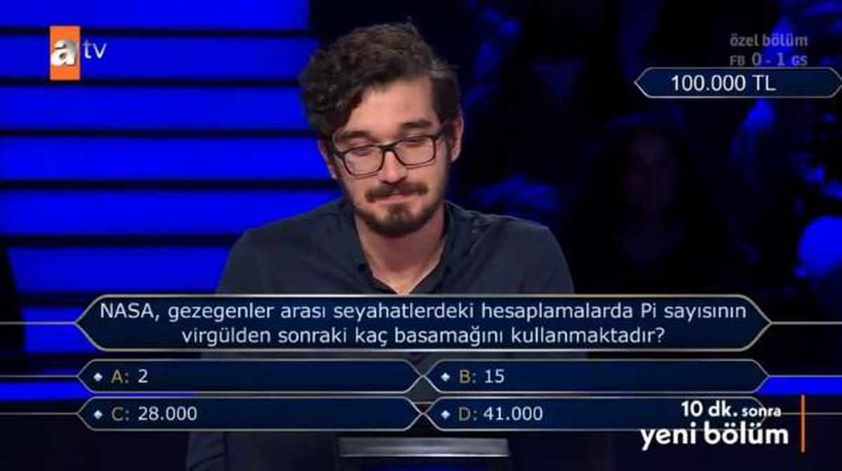 (NASA, gezegenler arası seyahatlerdeki...) Kim Milyoner Olmak İster 8 Ocak Sorusu Cevabı Nedir? Kim Milyoner Olmak İster 100 Bin TL'lik soru!