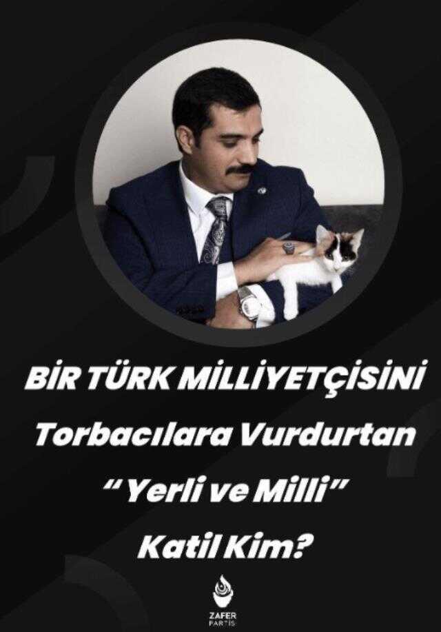 Ümit Özdağ'dan partisine Sinan Ateş talimatı! Katiller ve azmettiricileri hapishaneye girene kadar afişi il binalarınıza asın