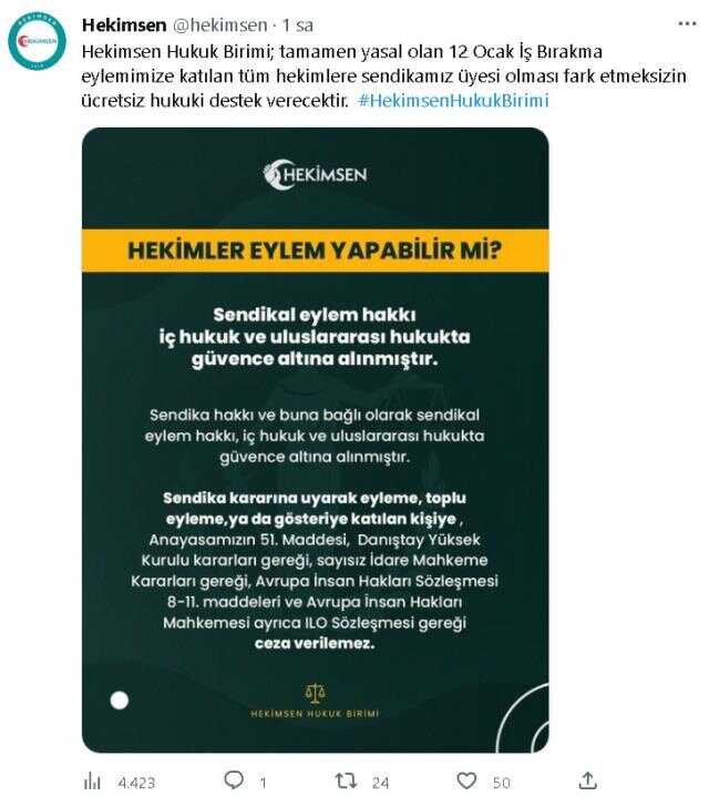 12 Ocak 2023 Perşembe doktorlar çalışmıyor mu, yarın hastaneler kapalı mı? Yarın hastaneler kapalı mı olacak, sağlık ocakları kapalı mı?