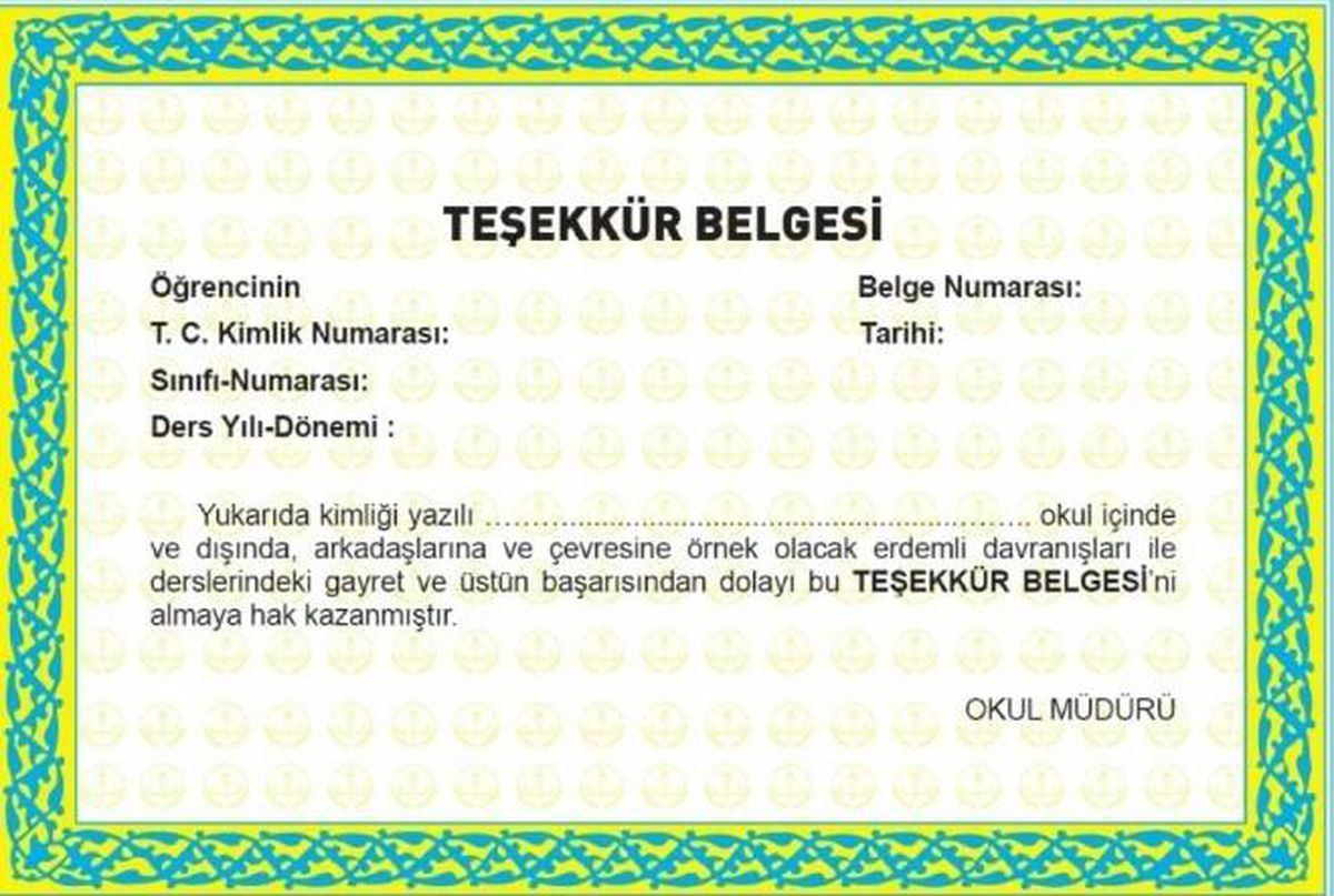 7. sınıf teşekkür alma şartları nedir? Teşekkür nasıl alınır, teşekkür puanı kaç?