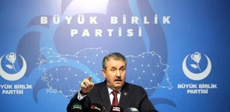 BBP lideri Destici: '(Kılıçdaroğlu'nun) Dokunulmazlıkların kaldırılması konusunda endişe duymadıklarını ifade etmesi tam bir ironidir'