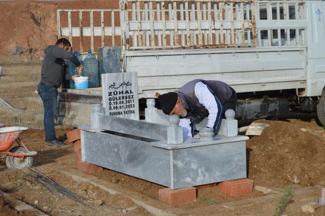 Annesinin cenazesini kabul etmediği zihinsel engelli Zühal'in mezarını, Bakanlık yaptırdı