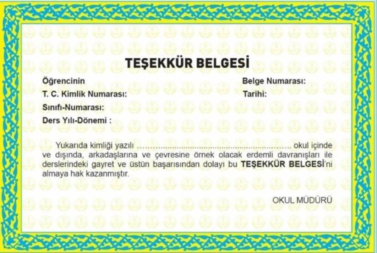 5. Sınıf takdir teşekkür hesaplama nasıl yapılır?
