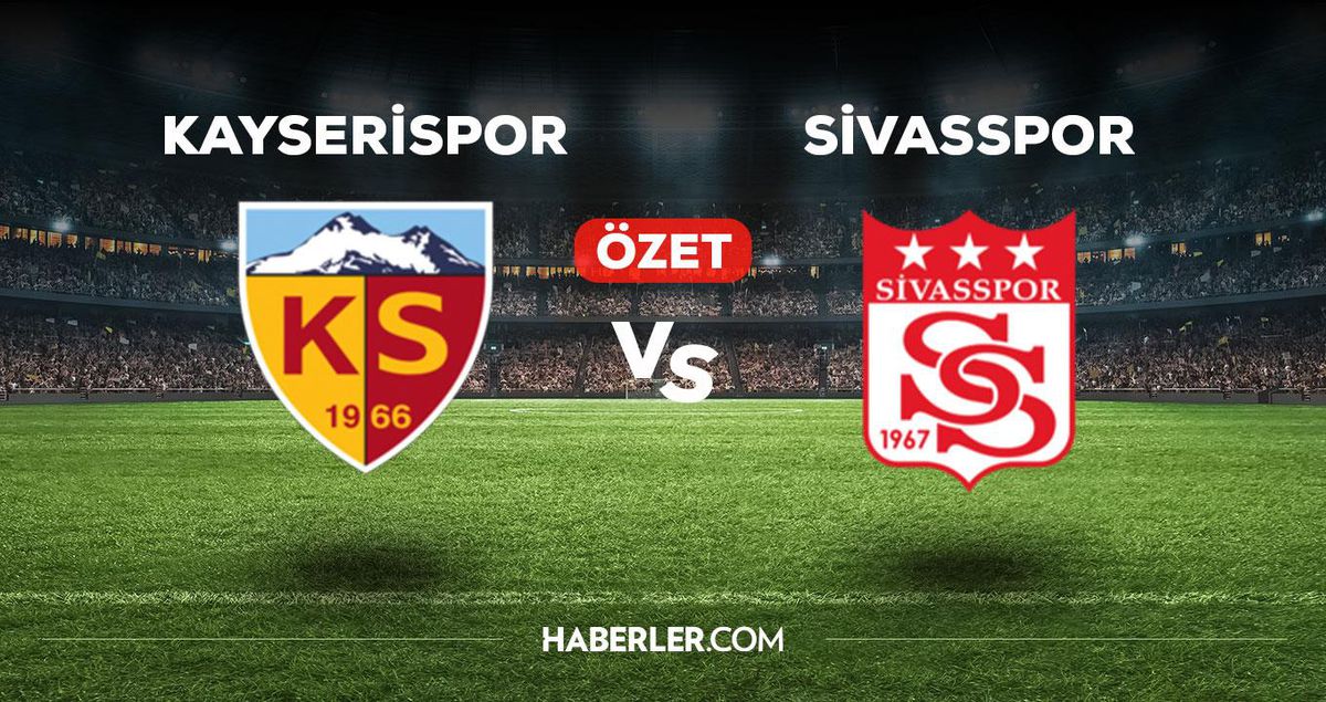Kayserispor Sivasspor maç özeti! (VİDEO) Kayserispor Sivasspor maçı özeti izle! Kayserispor Sivasspor golleri kim attı, maç kaç kaç bitti?