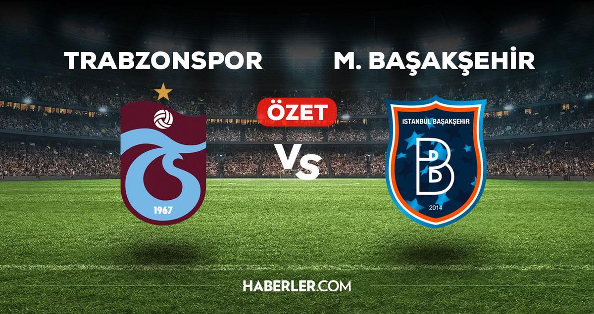 Trabzonspor Başakşehir maç özeti! (VİDEO) Trabzonspor Başakşehir maçı özeti izle! Trabzonspor Başakşehir maçı kaç kaç bitti?