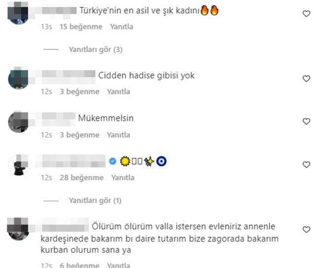 Hadise göğüs dekolteli pozuyla hayranlarının aklını başından aldı