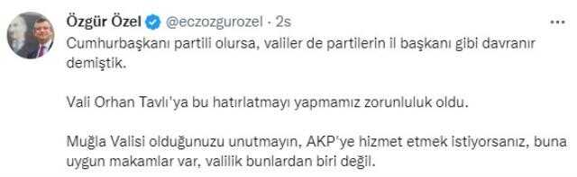 Valiliğin hesabından yapılan Erdoğan paylaşımı tartışma yarattı! Siyasilerden tepki yağıyor