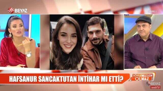 Bileklerini keserek intihar girişiminde bulunduğu söylenen Hafsanur Sancaktutan, kollarını göstererek poz verdi