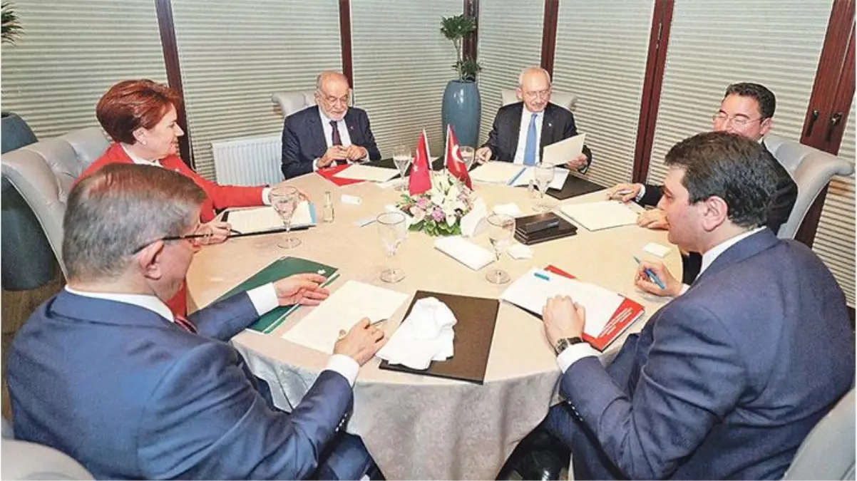 Tarih netleşti iddiası! 6'lı Masa'nın Cumhurbaşkanı adayını masadaki en yaşlı lider açıklayacak