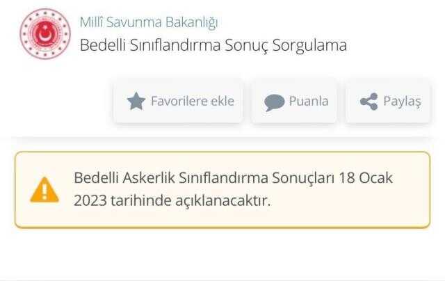 Bedelli askerlik sınıflandırma sonuçları belli oldu mu, NEREDEN BAKILIR? Bedelli askerlik sınıflandırma sonucu görüntüleme!