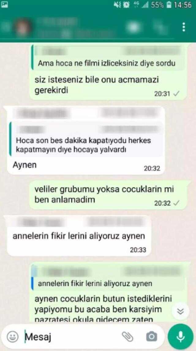 Öğretmenin 7. sınıfa giden öğrencilere Siccin 4 filmini izletmesi velilerin tepkisini çekti