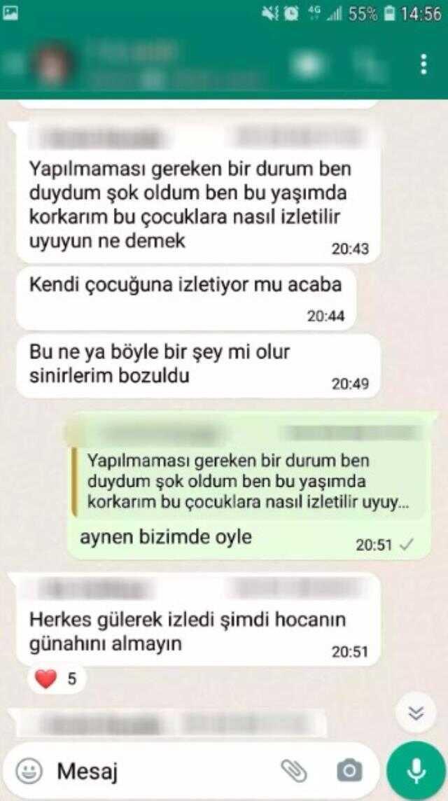 Öğretmenin 7. sınıfa giden öğrencilere Siccin 4 filmini izletmesi velilerin tepkisini çekti