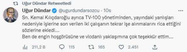 SADAT krizi sonrası 12. katta kritik görüşme! Kılıçdaroğlu, işten çıkarılan 3 kişinin geri alınmasını istedi