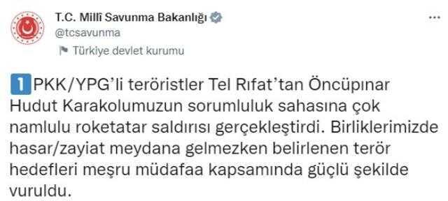 PKK/YPG'li teröristlerden Kilis'e hain saldırı! 6 roket birden attılar PKK/YPG'li teröristlerden Kilis'e hain saldırı! 6 roket birden attılar