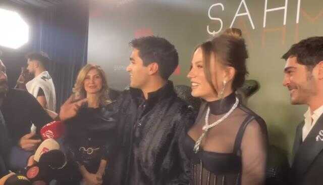 Serenay Sarıkaya'dan Mert Ramazan Demir'e özel hayat sorusu soran muhabire tepki: Mert'i sana yedirmeyeceğim