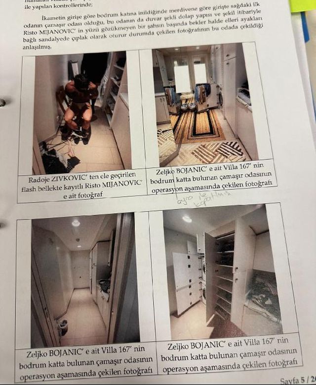 SIRP ÇETESİNİN SARIYER'DEKİ VİLLA KAZISINA NEDEN OLAN İŞKENCE FOTOĞRAFLARI
