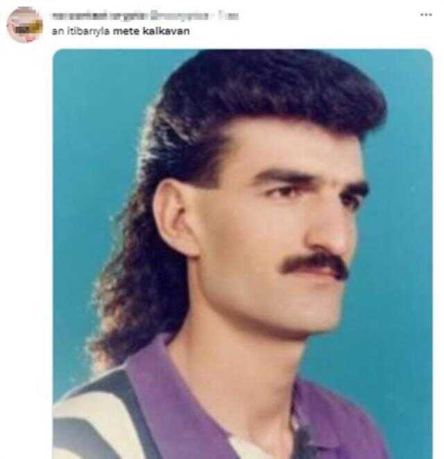 Mete Kalkavan'ın yeni imajı maçın önüne geçti! Yapılan benzetmeler gülmekten kırıp geçiriyor