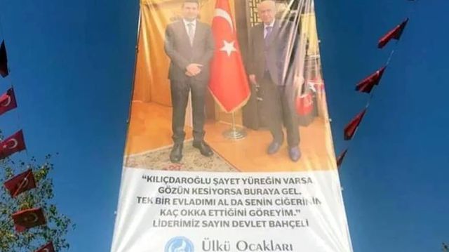 Kılıçdaroğlu'nun ziyareti öncesi kent merkezine asılan 'Yüreğin yetiyorsa' afişi kaldırıldı