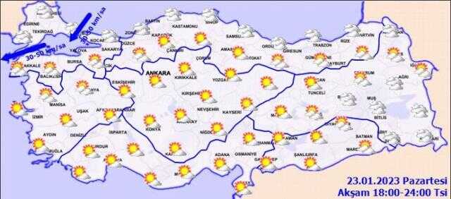 Marmara'da fırtına kopacak! Meteoroloji uyardı, rüzgarın hızı 50 km'yi bulacak