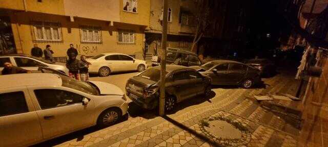 İstanbul'da bir garip olay! Lüks cipiyle 13 araca çarptı