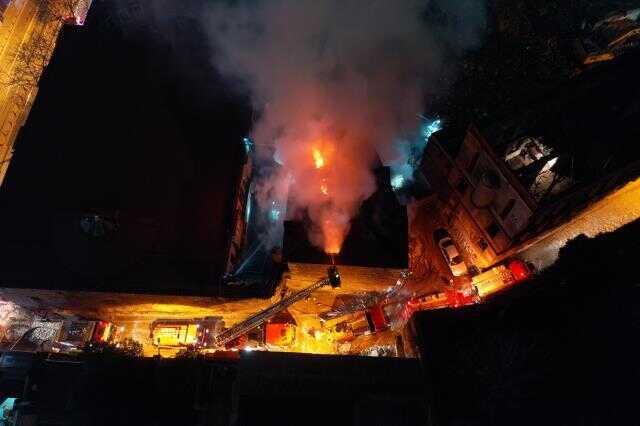 Surp Pırgiç Ermeni Katolik Kilisesi'ndeki yangın